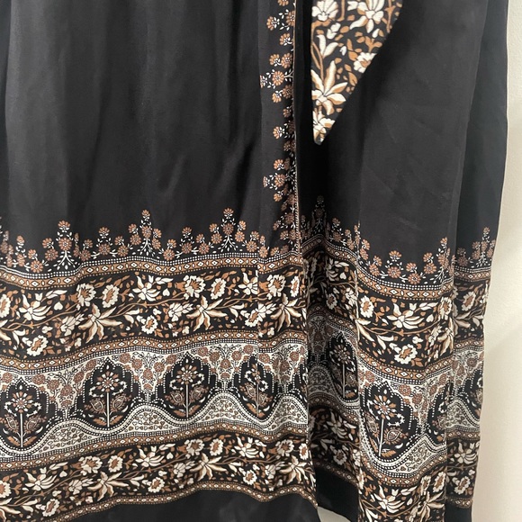 NWT Veronica Beard Blaise Black Multi Evening Gown Dress V-Neck Size 2 - Picture 6 of 7